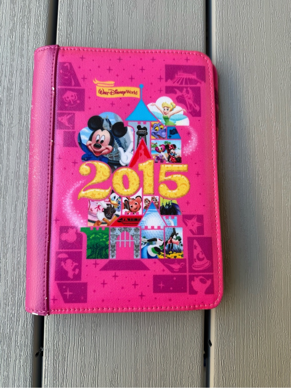 Disney Electronic Reader Case 2015 Walt Disney World Mickey Pink E-Reader Cover